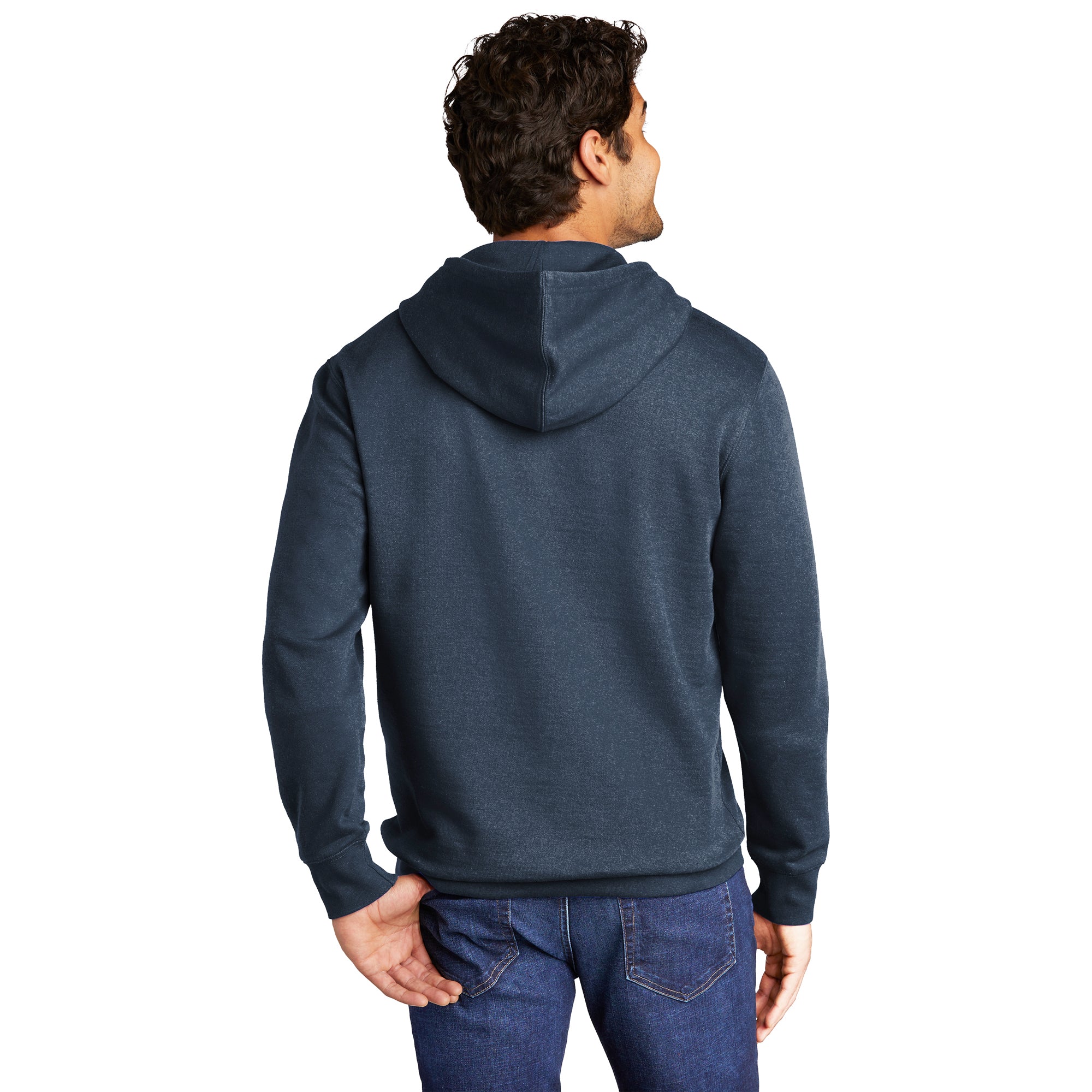 Pithitude Emu Sweatshirt Navy Fleece Men's Hoodie