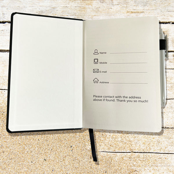 Dandelion Wishes Blank Lined Journal Notebook