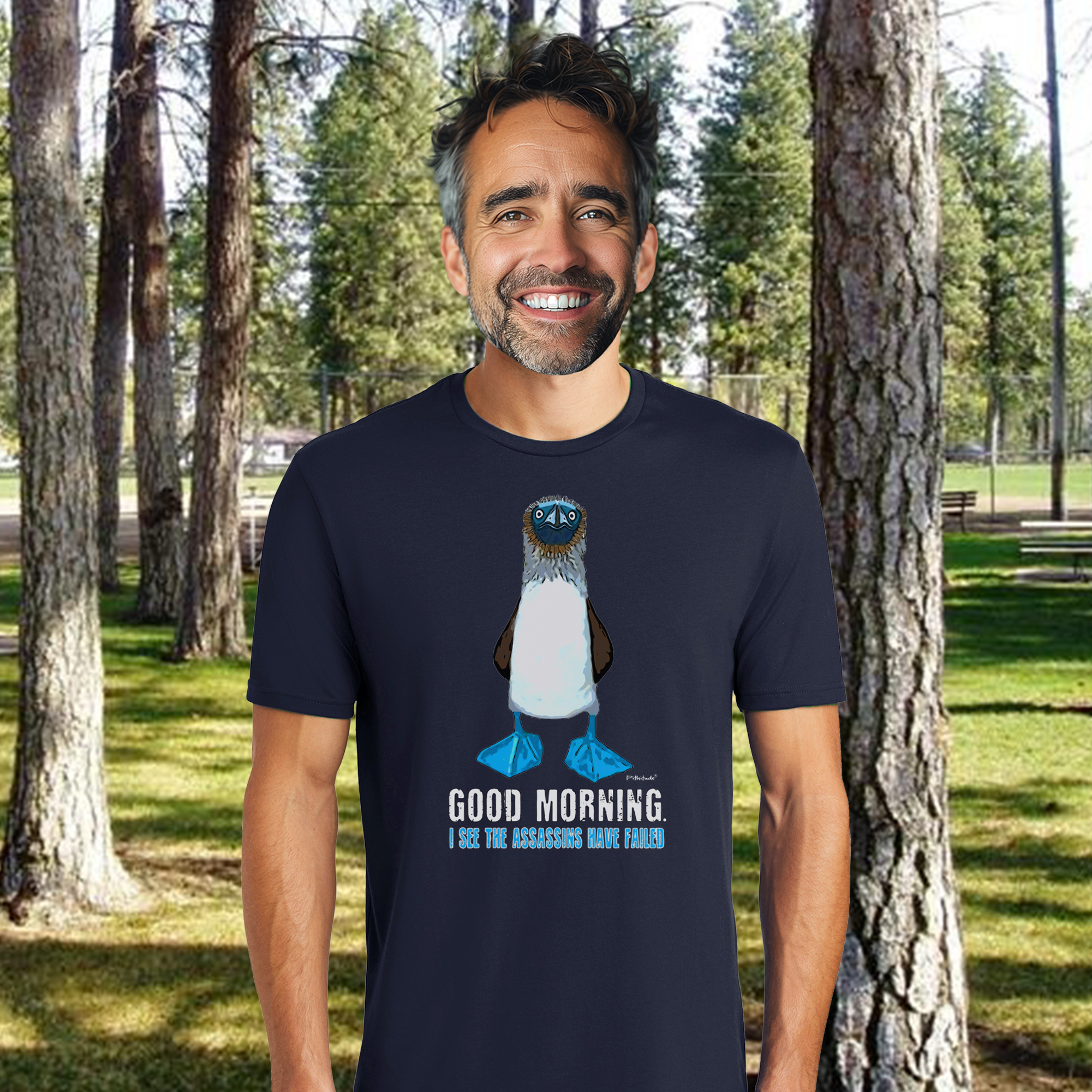 Blue Footed Boobie Assassin Men's Short Sleeve T-Shirt