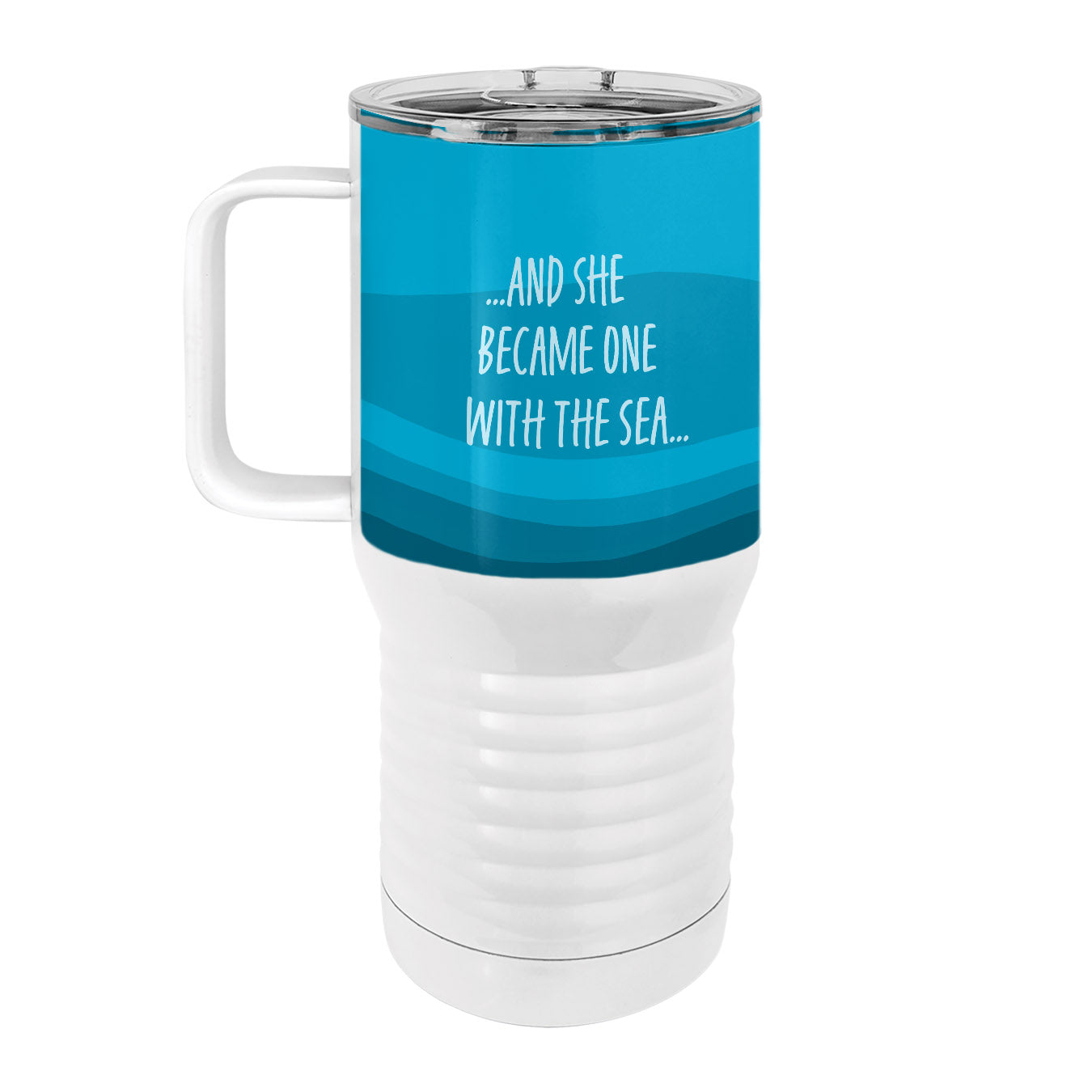 Coral Mermaid 20oz Tall Insulated Stainless Steel Tumbler with Slider Lid