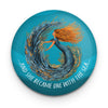 Coral Mermaid Magnet