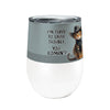 Cowboy Kitten 12oz Insulated Stainless Steel Tumbler with Clear Lid