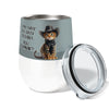 Cowboy Kitten 12oz Insulated Stainless Steel Tumbler with Clear Lid