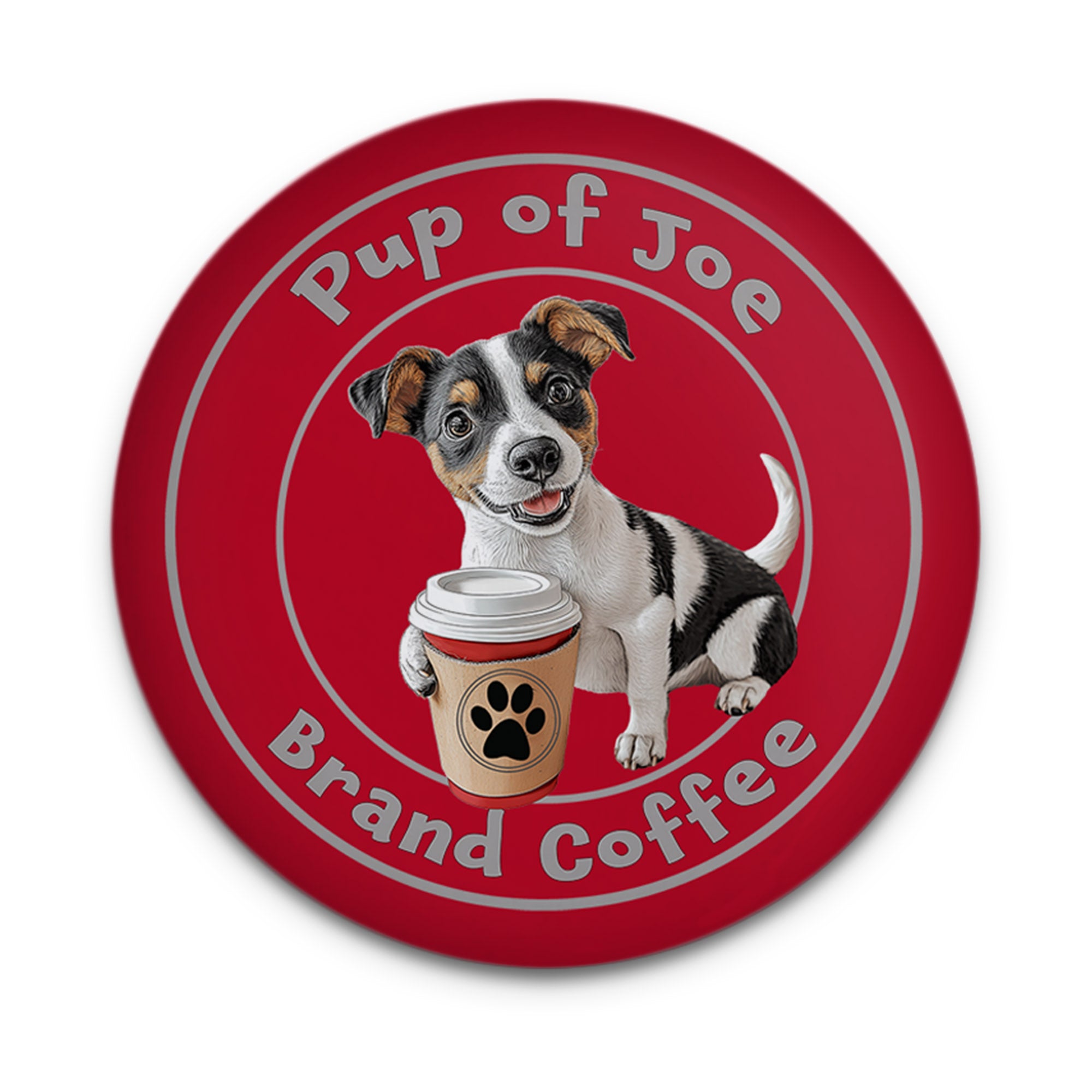 Pup of Joe Coffee Magnet