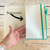 Coral Mermaid Blank Lined Journal Notebook