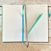 Coral Mermaid Blank Lined Journal Notebook