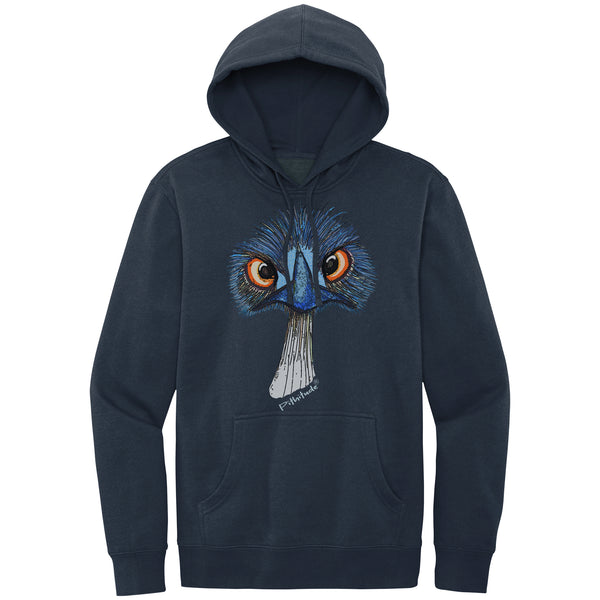 Pithitude Emu Sweatshirt Navy Fleece Men's Hoodie
