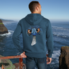Emu Zipper Hoodie Fleece Sweatshirt