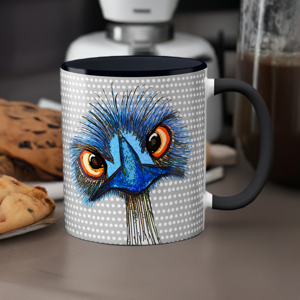 Pithitude Ostrich Emu Bird Mug