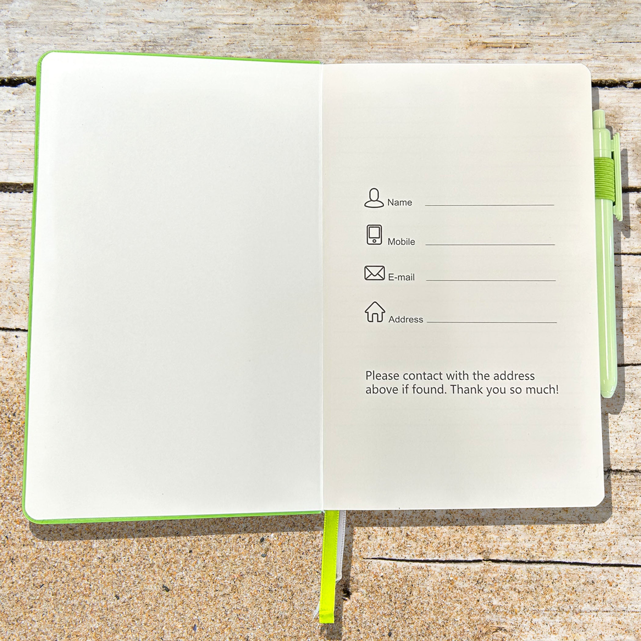 Highland Cow Blank Lined Journal Notebook