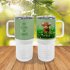Highland Cow Daisies 20oz Tall Insulated Stainless Steel Tumbler with Slider Lid