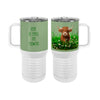Highland Cow Daisies 20oz Tall Insulated Stainless Steel Tumbler with Slider Lid