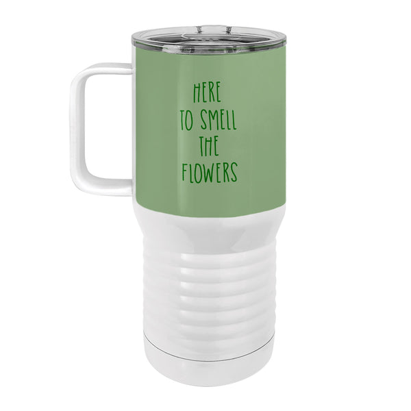 Highland Cow Daisies 20oz Tall Insulated Stainless Steel Tumbler with Slider Lid