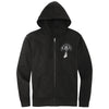 Monochrome Emu Zipper Hoodie Fleece Sweatshirt