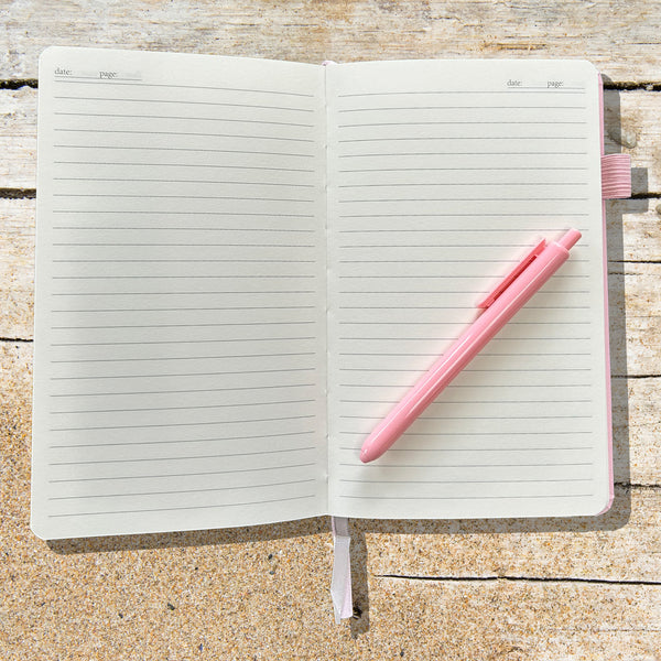 Pufferfish Breathe Blank Lined Journal Notebook
