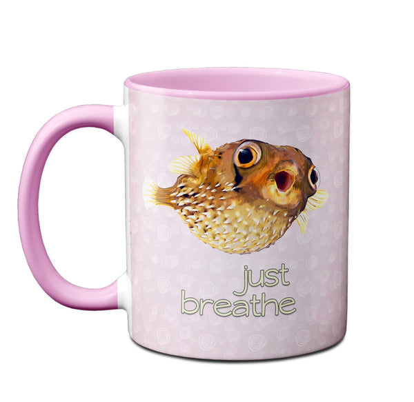 Pufferfish Breathe Mug by Pithitude