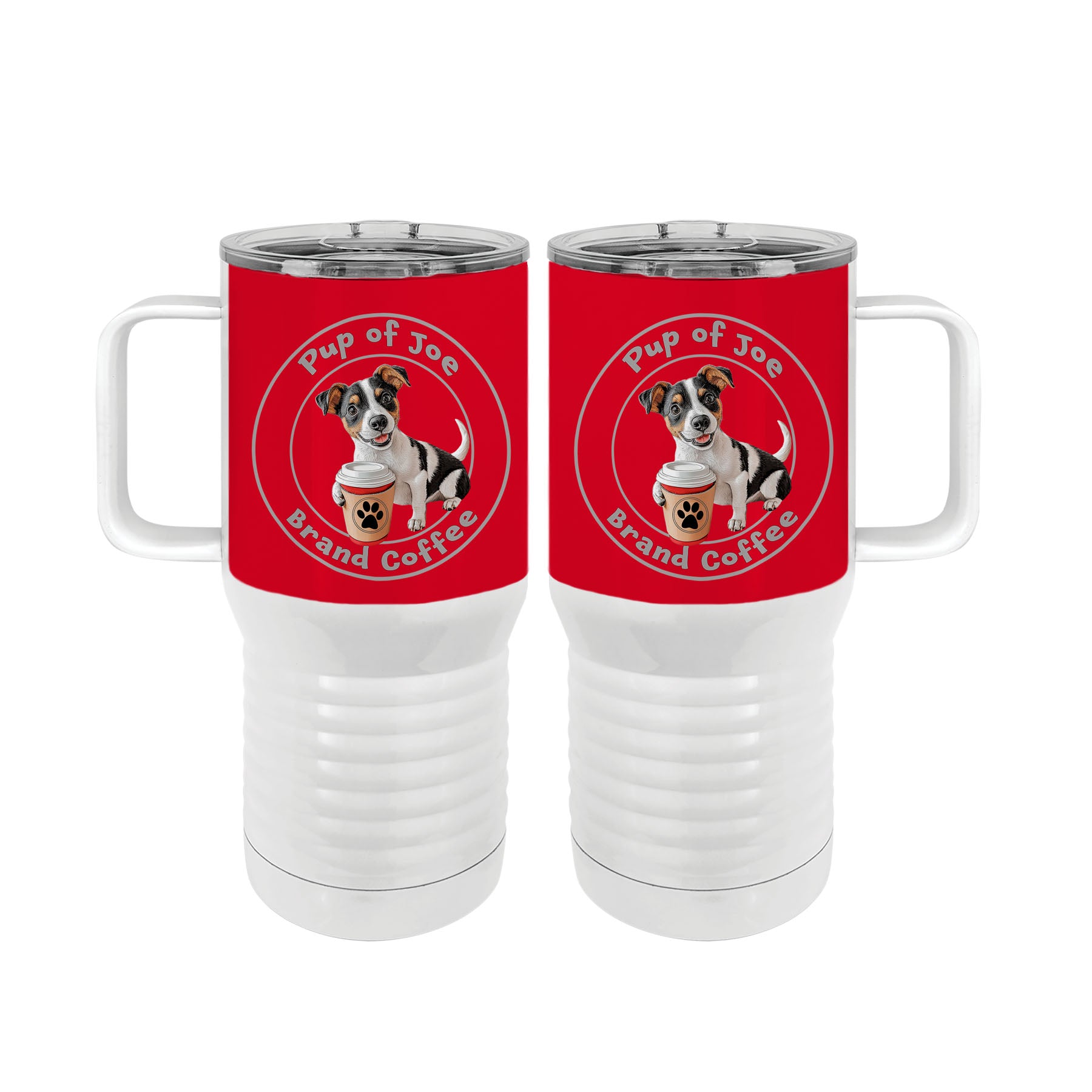 Pup of Joe Coffee 20oz Tall Insulated Stainless Steel Tumbler with Slider Lid
