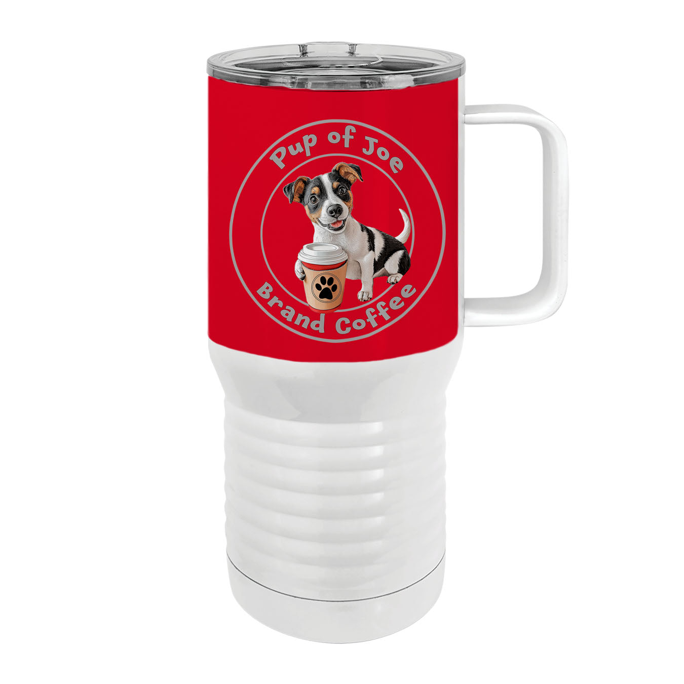 Pup of Joe Coffee 20oz Tall Insulated Stainless Steel Tumbler with Slider Lid