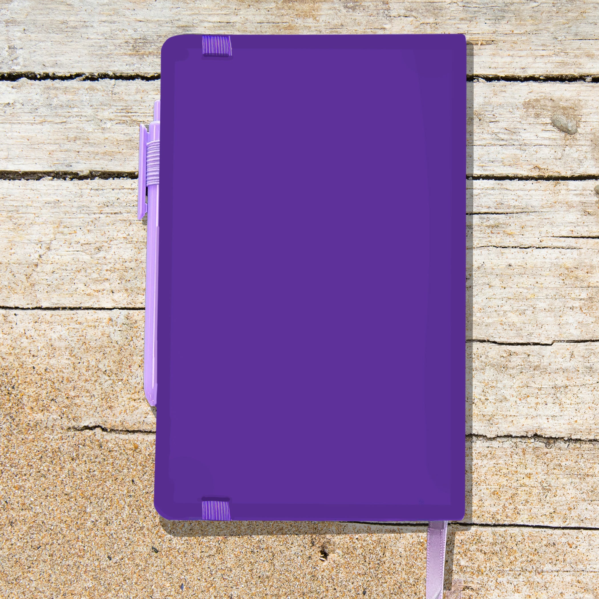 Bad Day Purple Blank Lined Journal Notebook- Donna Lake Limited Edition