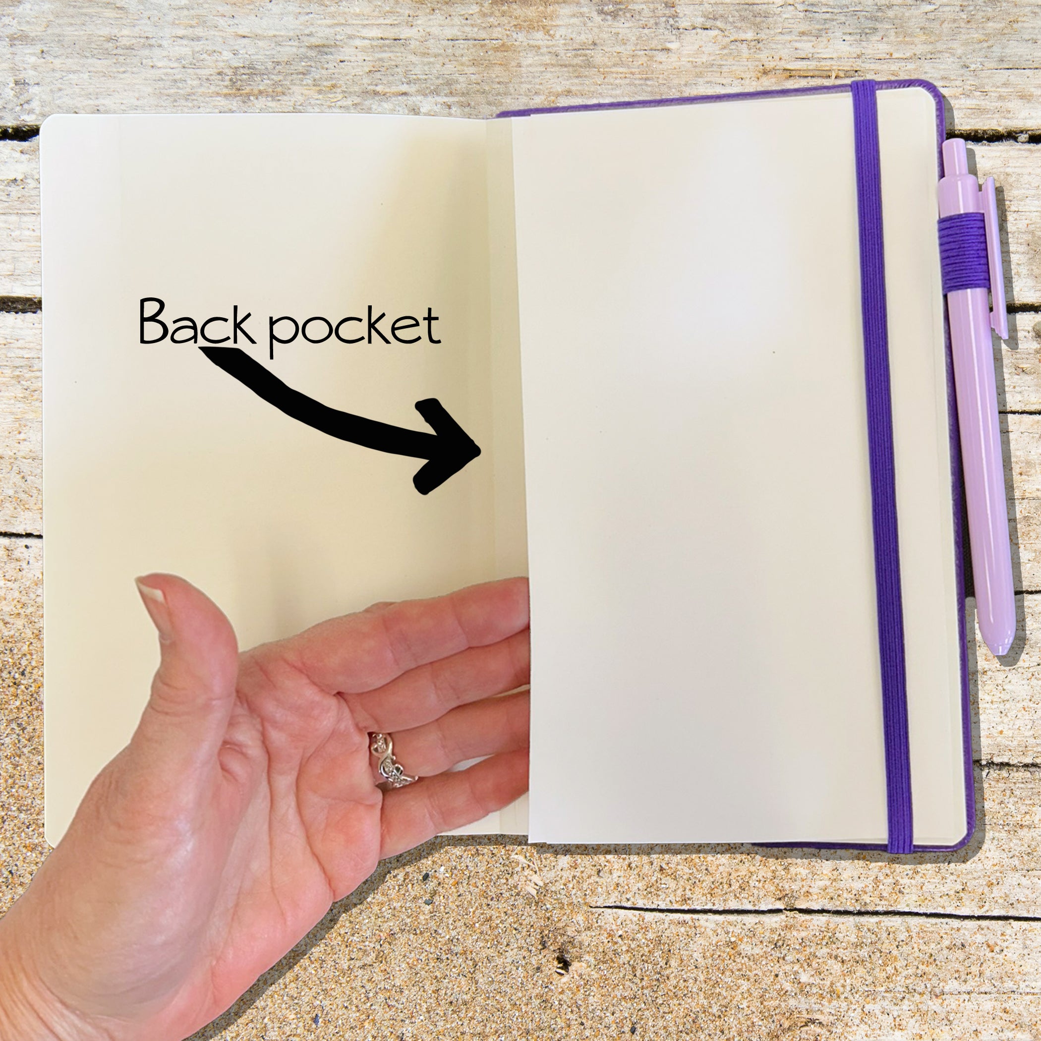 Bad Day Purple Blank Lined Journal Notebook- Donna Lake Limited Edition