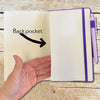 Bad Day Purple Blank Lined Journal Notebook- Donna Lake Limited Edition