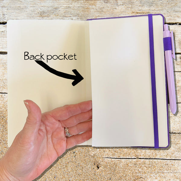 Bad Day Purple Blank Lined Journal Notebook- Donna Lake Limited Edition