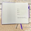 Bad Day Purple Blank Lined Journal Notebook- Donna Lake Limited Edition