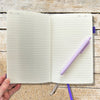 Bad Day Purple Blank Lined Journal Notebook- Donna Lake Limited Edition