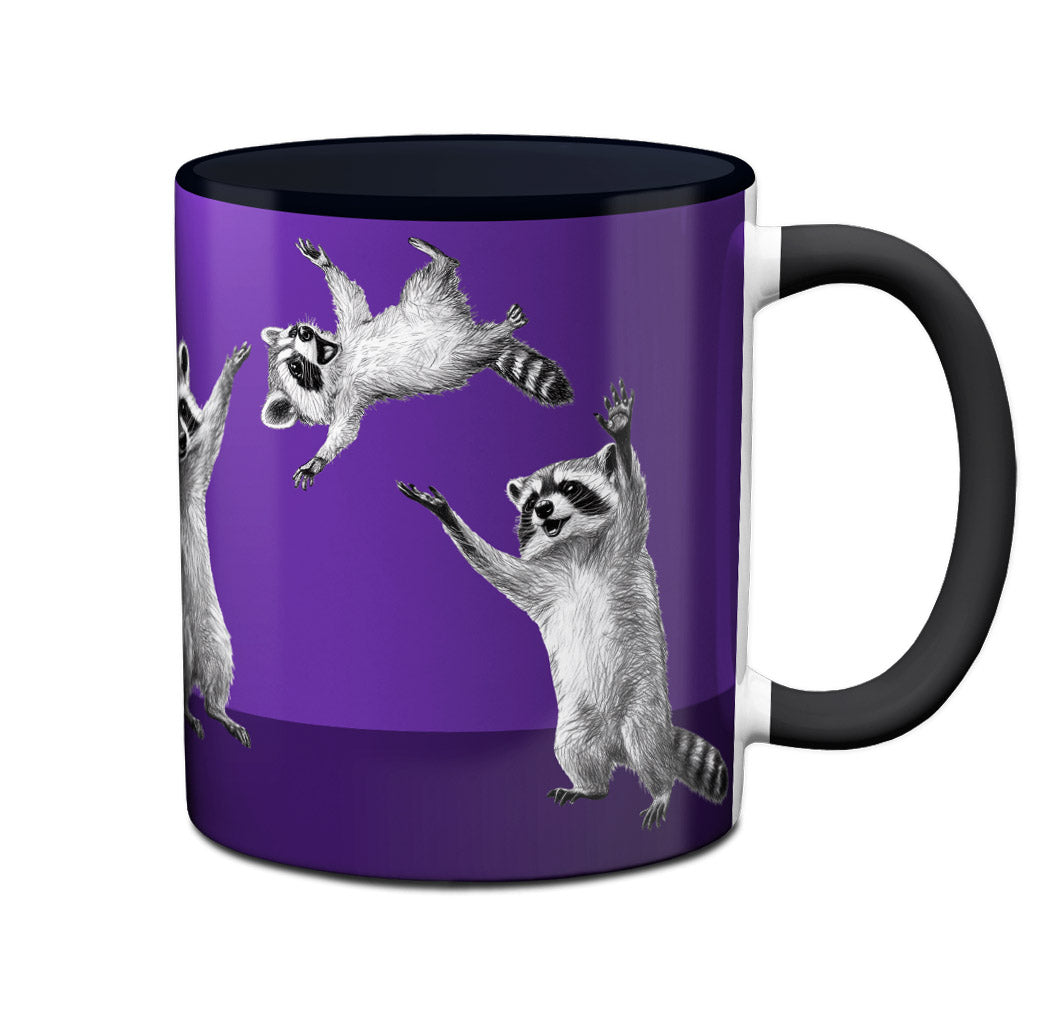 Raccoon Family Motto Mug by Pithitude