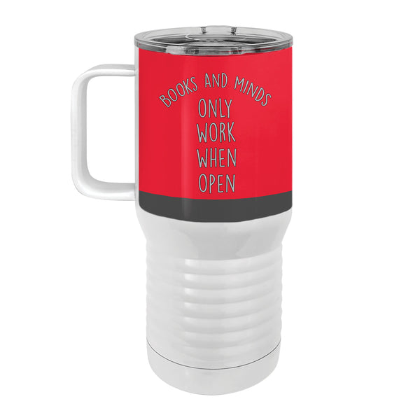 Reading Raccoon 20oz Tall Insulated Stainless Steel Tumbler with Slider Lid