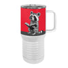 Reading Raccoon 20oz Tall Insulated Stainless Steel Tumbler with Slider Lid