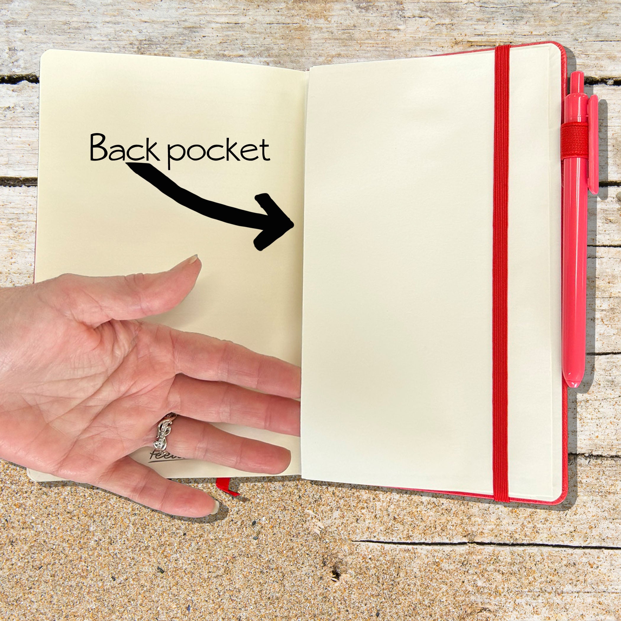 Reading Raccoon Blank Lined Journal Notebook