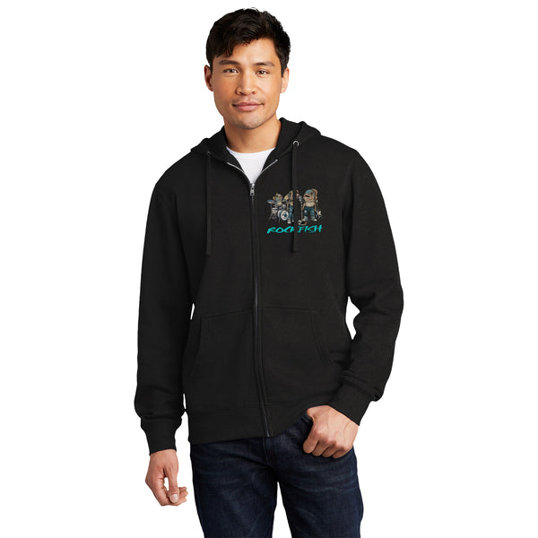 Rockfish Zipper Hoodie Fleece Sweatshirt