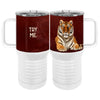 Try Me Tiger 20oz Tall Insulated Stainless Steel Tumbler with Slider Lid