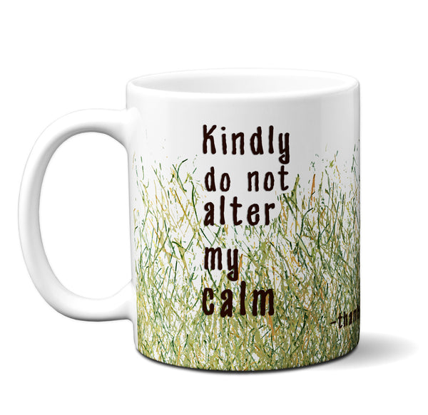 Calm Giraffe Funny Quote Mug
