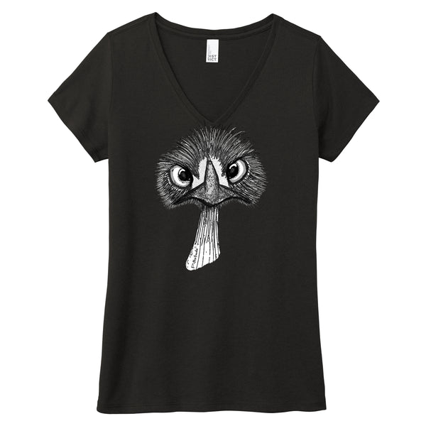 Pithitude Black and White Emu T-Shirt