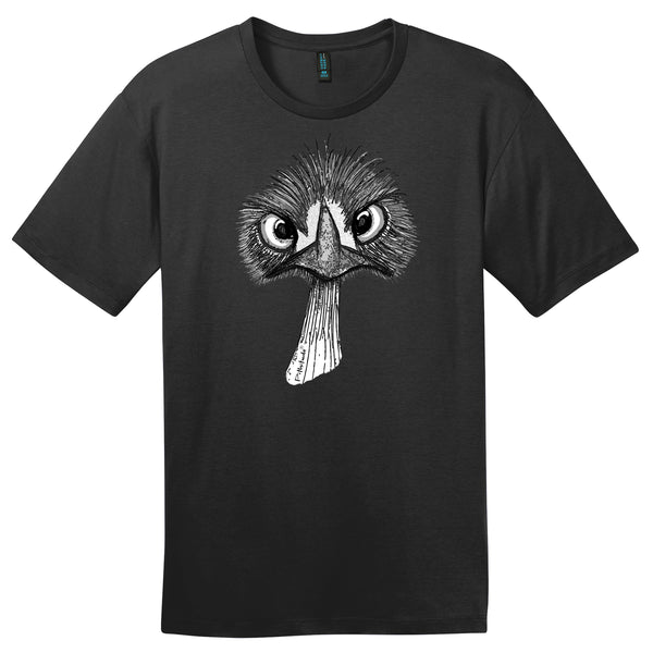 Pithitude Black and White Emu T-Shirt