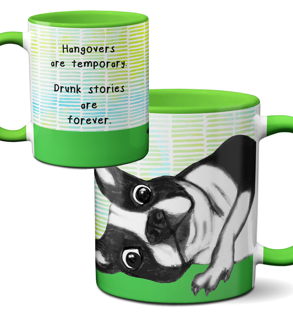 Hangover Boston Terrier Mug by Pithitude