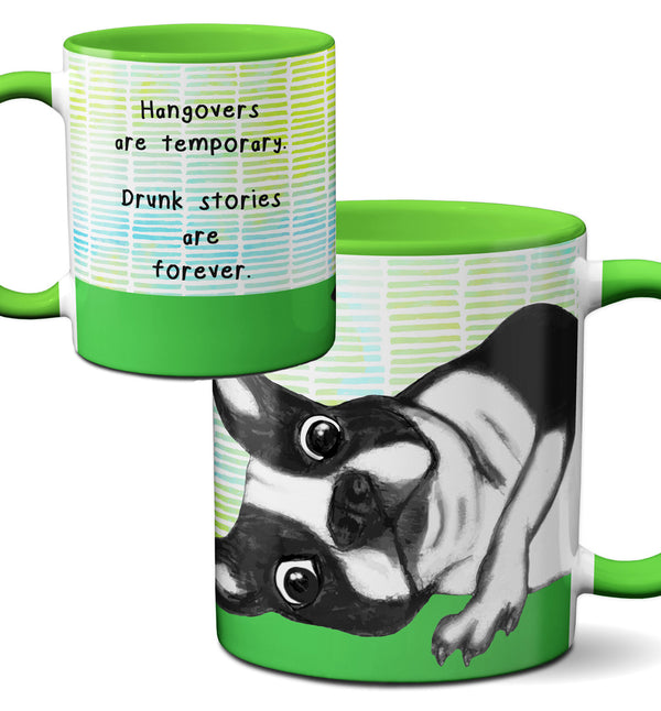 Hangover Boston Terrier Mug by Pithitude