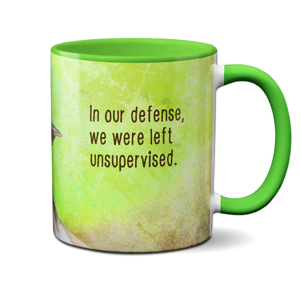 Unsupervised Greyhounds Mug by Pithitude