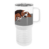 Basset Hound Beagle 20oz Tall Insulated Stainless Steel Tumbler with Slider Lid