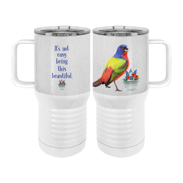 Beautiful Bunting 20oz Tall Insulated Stainless Steel Tumbler with Slider Lid