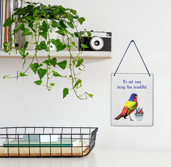 Beautiful Bunting 4x5" Mini-Sign