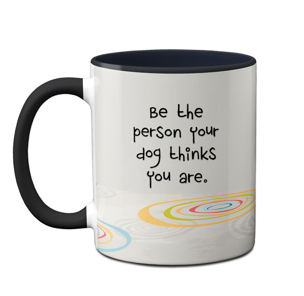 Black Labrador Person Mug by Pithitude