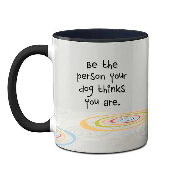 Black Labrador Person Mug by Pithitude