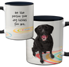 Black Labrador Person Mug by Pithitude