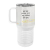 Black Lab Person 20oz Tall Insulated Stainless Steel Tumbler with Slider Lid
