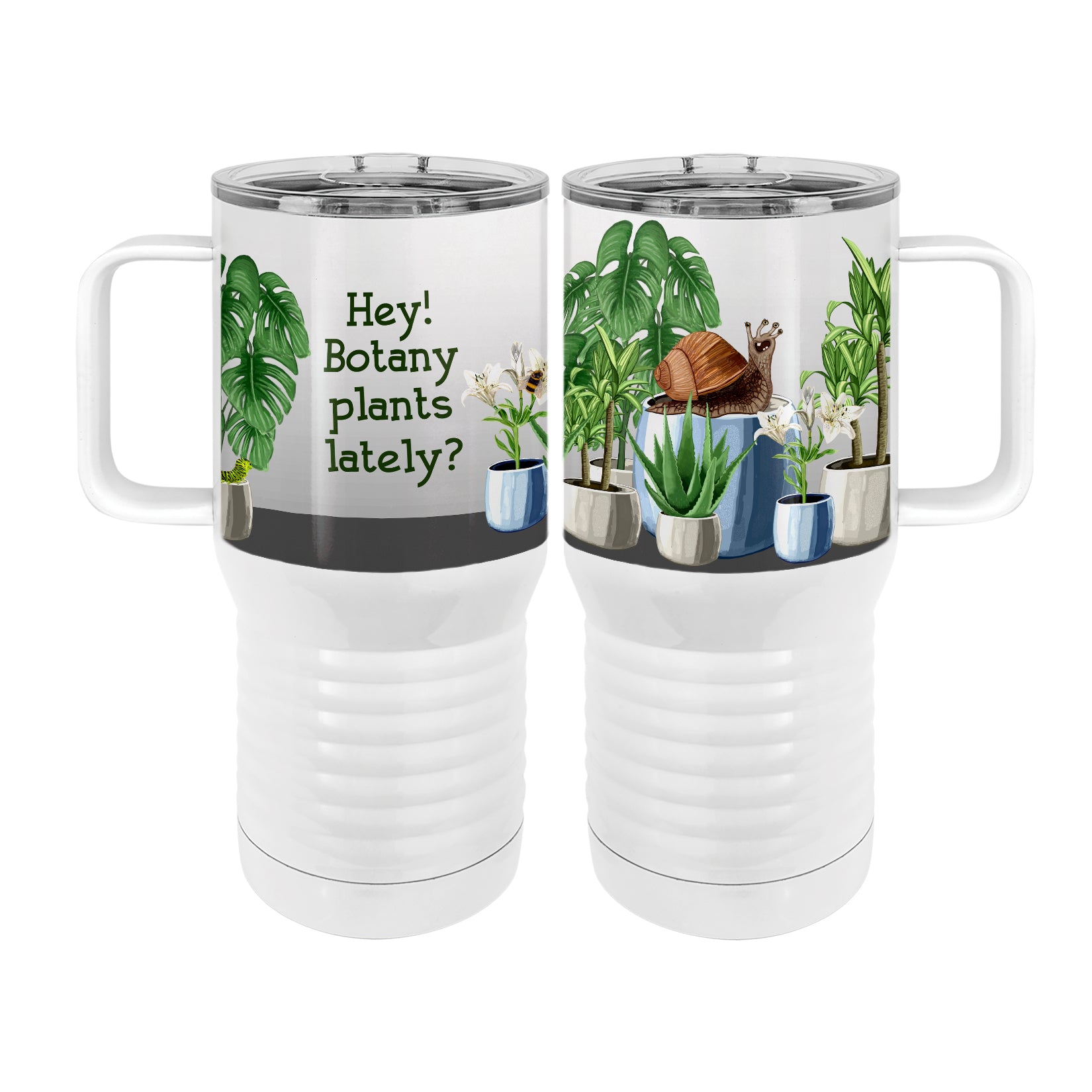 Botany Plants 20oz Tall Insulated Stainless Steel Tumbler with Slider Lid