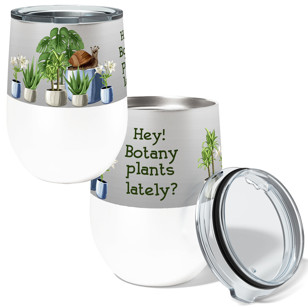 Botany Plants 12oz Stemless Insulated Stainless Steel Tumbler
