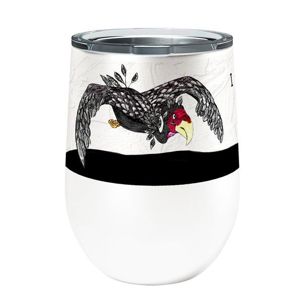 Black Buzzard 12oz Stemless Insulated Stainless Steel Tumbler